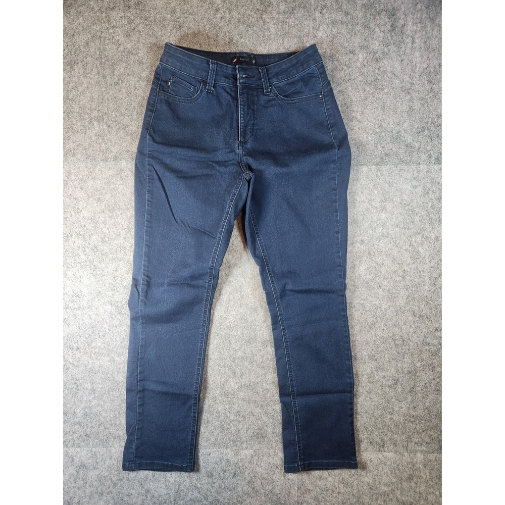 Lee Easy Fit Women Jeans (Fits 30x27) Dark Wash Straight Leg‎ Casual